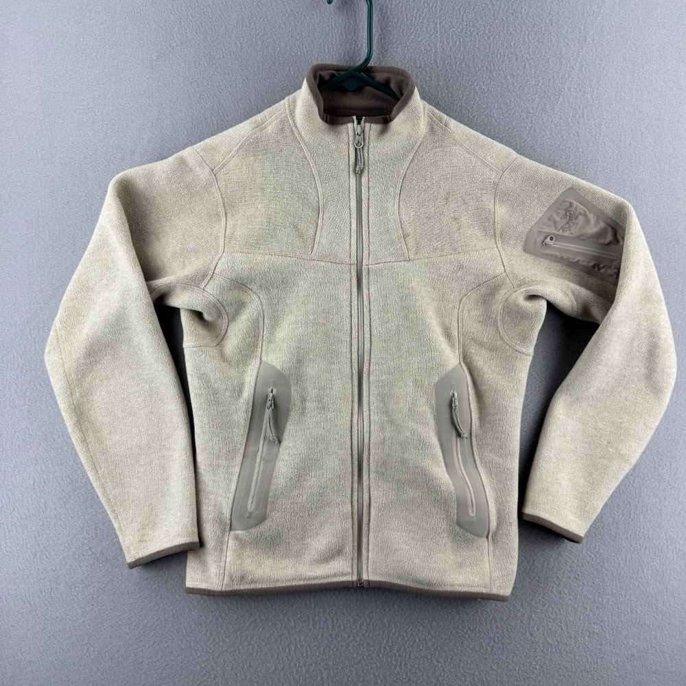 Arcteryx Fleece Jacket Womens Medium Full Zip Outdoor FLAWS SEE DETAILS